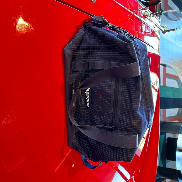 Supreme Other - COPY - Like New Supreme Navy Blue Reflective 3M Tote Bag w/ Detachable Strap